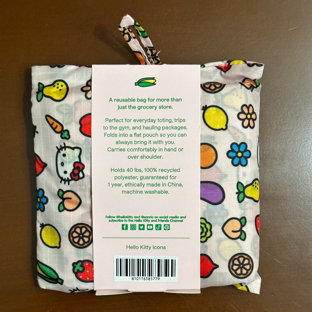 RARE Collectible ~ Hello Kitty Icons "Standard" Reusable Bag - Picture 2 of 4